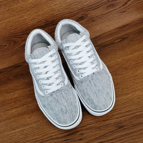 Vans Old Skool Sneakers in Rib Knit Gray - Picture 2 of 5